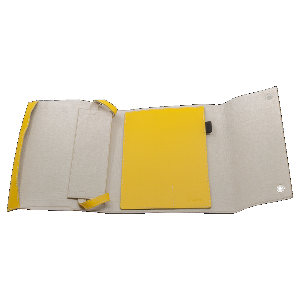 iPad-Etui mit Fach für Schreibblock DIN A5